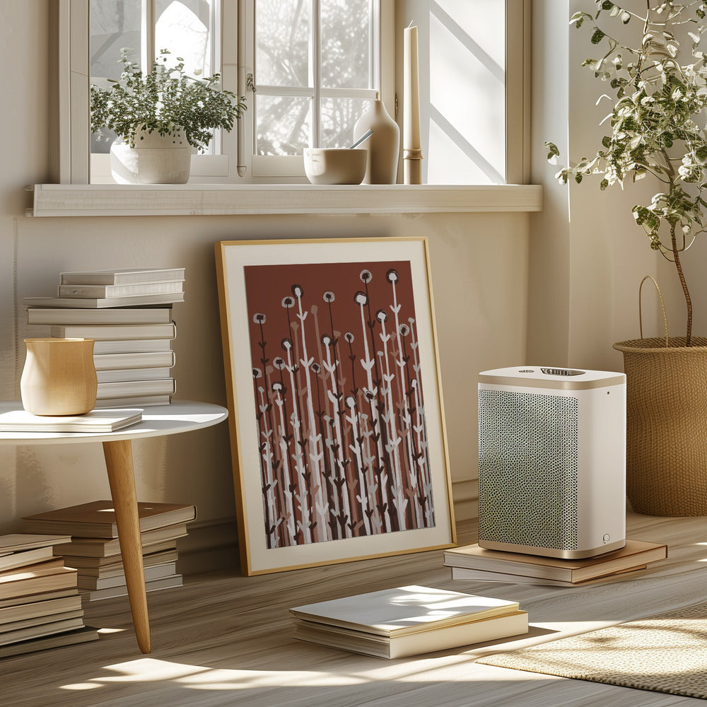 Pastel Reed Poster